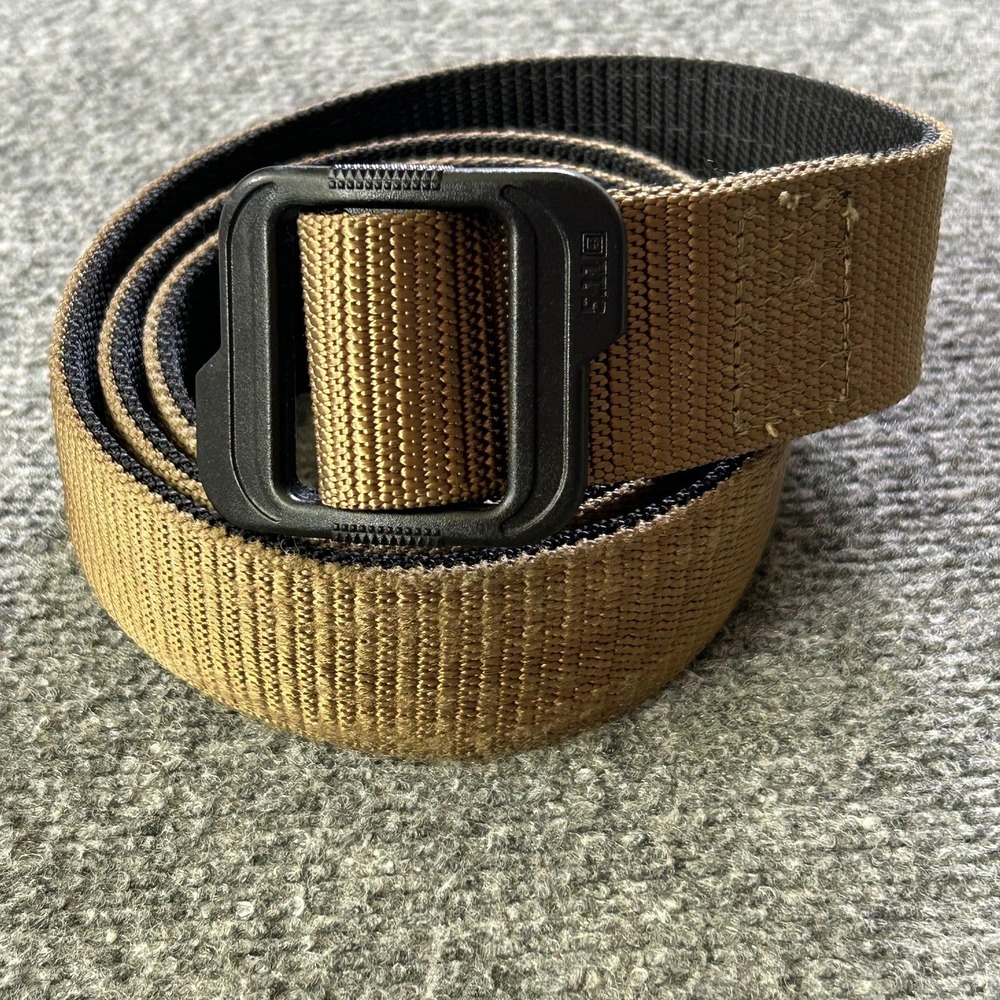 5.11 Tactical Duty Belt Double Duty Coyote Brown Black Reversible 59568 Nylon